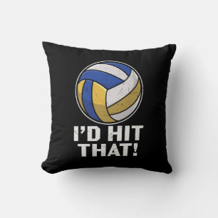 Volleyball Player I Would Hit That Throw Pillow