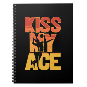 Volleyball Player   Kiss My Ace Notebook