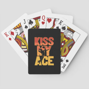 Volleyball Player   Kiss My Ace Playing Cards