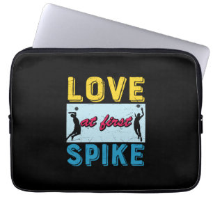 Volleyball Player Love At First Spike Laptop Sleeve