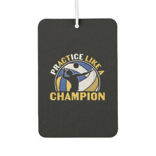 Volleyball Player   Practice Like A Champion Air Freshener