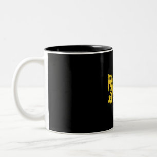 Volleyball Player   Set Spike Repeat Two-Tone Coffee Mug