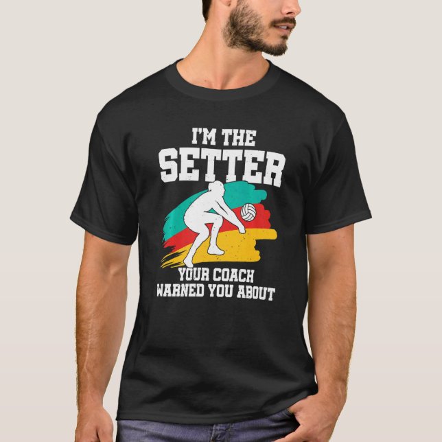 Volleyball Player Setter T-Shirt (Front)