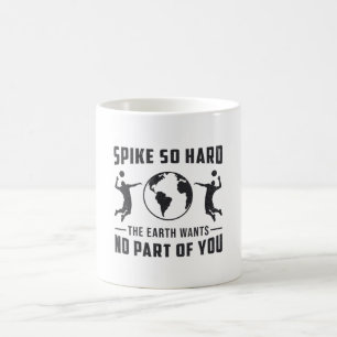 Volleyball Player Spike So Hard Volleyball Gift Coffee Mug