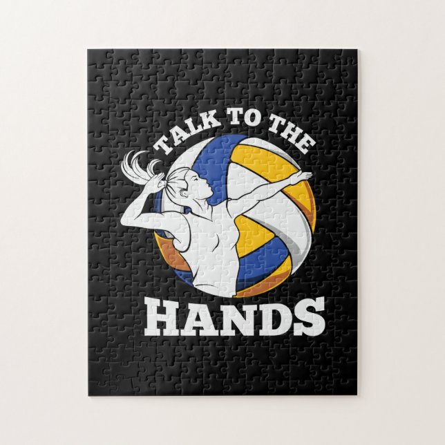 Volleyball Player | Talk To The Hands Jigsaw Puzzle (Vertical)