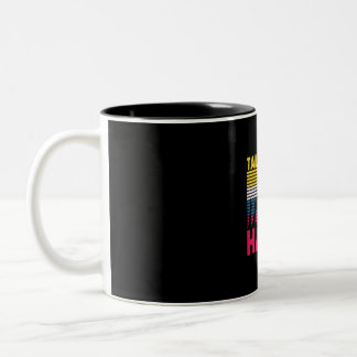 Volleyball Player | Talk To The Hands Two-Tone Coffee Mug