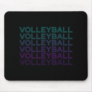 Volleyball Player Team Coach Trainer Retro  Mouse Pad