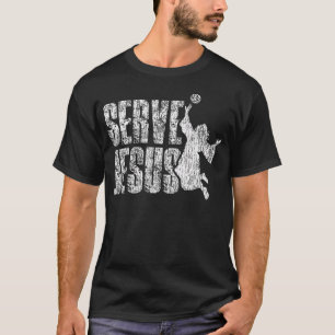 Volleyball Player Team Jesus Serve T-Shirt