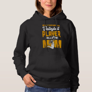 Volleyball Player Team Mom Mother Vintage My Favou Hoodie