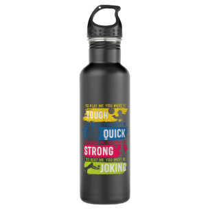 Volleyball Player Tough Quick Strong 710 Ml Water Bottle
