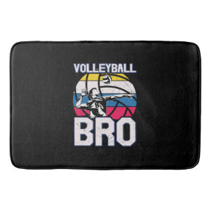 Volleyball Player   Volleyball Bro Bath Mat