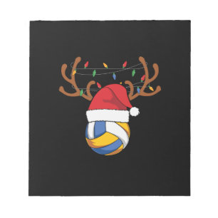 Volleyball Player   Volleyball Christmas Notepad