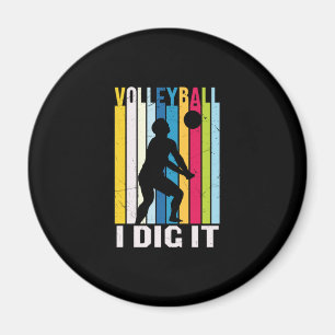 Volleyball Player   Volleyball I Dig It Magnet