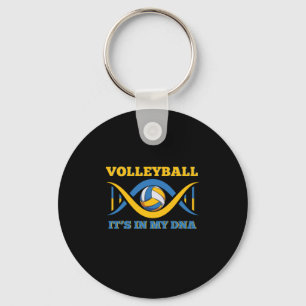 Volleyball Player Volleyball It Is In My Dna Keychain