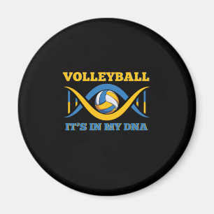 Volleyball Player   Volleyball It Is In My Dna Magnet