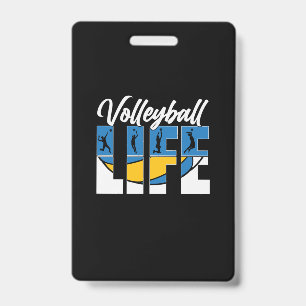 Volleyball Player   Volleyball Life Badge