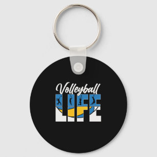 Volleyball Player   Volleyball Life Keychain