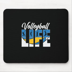 Volleyball Player   Volleyball Life Mouse Pad
