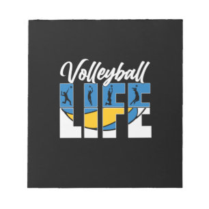 Volleyball Player   Volleyball Life Notepad