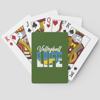 Volleyball Player | Volleyball Life Playing Cards
