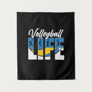 Volleyball Player   Volleyball Life Tapestry