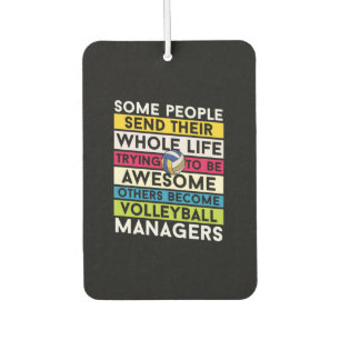 Volleyball Player   Volleyball Managers Air Freshener