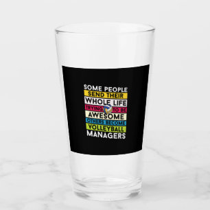 Volleyball Player   Volleyball Managers Glass