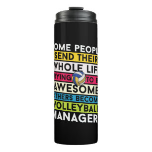 Volleyball Player Volleyball Managers Thermal Tumbler