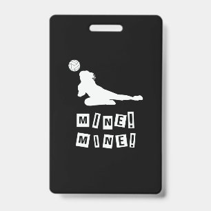Volleyball Player   Volleyball Mine Badge