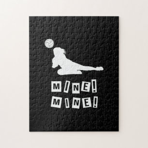 Volleyball Player Volleyball Mine Jigsaw Puzzle