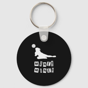 Volleyball Player   Volleyball Mine Keychain