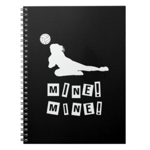 Volleyball Player   Volleyball Mine Notebook