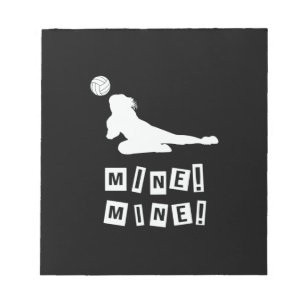 Volleyball Player   Volleyball Mine Notepad