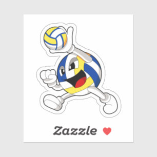Volleyball player with Volleyball
