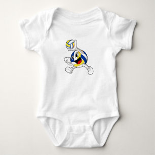 Volleyball player with Volleyball Baby Bodysuit