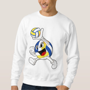 Volleyball player with Volleyball Sweatshirt