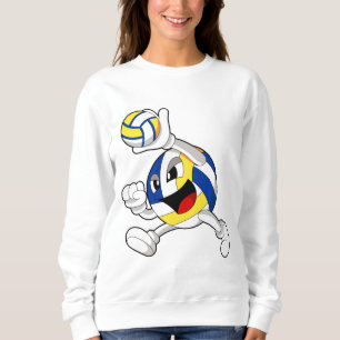 Volleyball player with Volleyball Sweatshirt