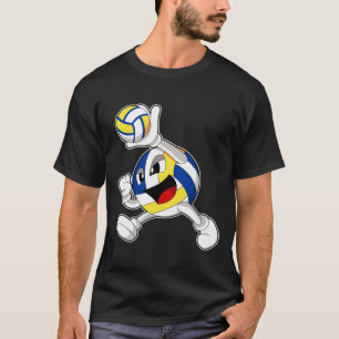 Volleyball player with Volleyball T-Shirt
