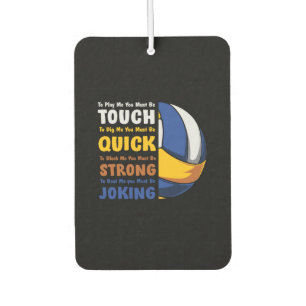 Volleyball Player   You Must Be Strong Air Freshener