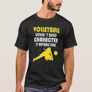 Volleyball Players Volleyball Team Graphic Sports  T-Shirt