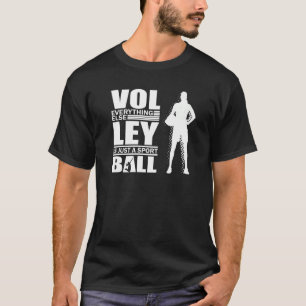 Volleyball Players Volleyball Team Graphic Sports  T-Shirt