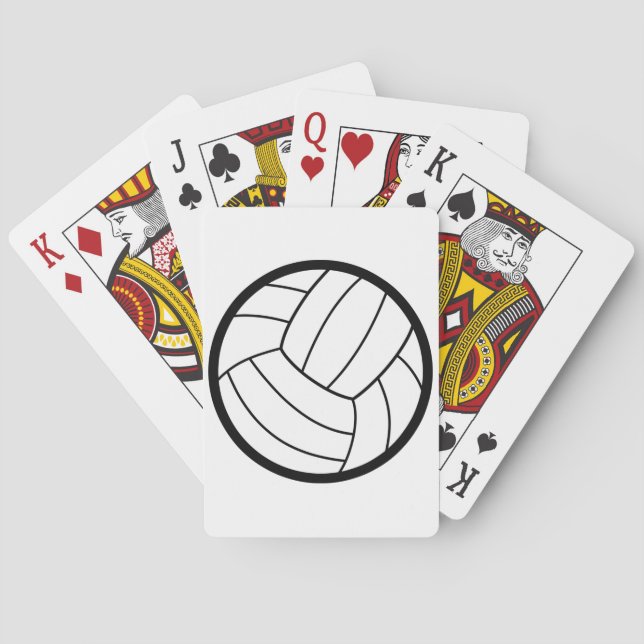 Volleyball Playing Cards (Back)