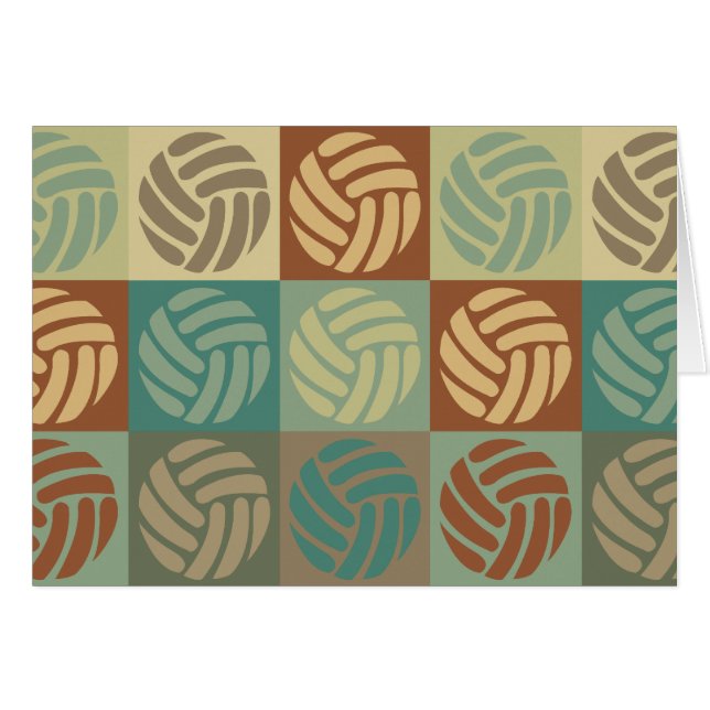 Volleyball Pop Art (Front Horizontal)