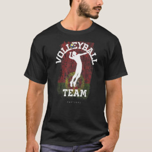 Volleyball Portugal Flag Girls Volleyball Women T-Shirt