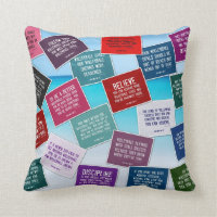 Volleyball Quotes Pillow in Colours