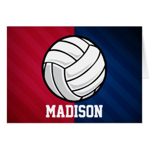 Volleyball; Red, White, and Blue
