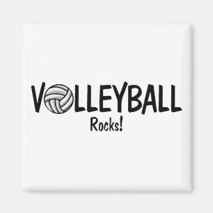 Volleyball Rocks Magnet