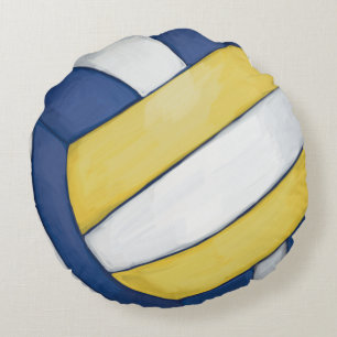 Volleyball Round Pillow