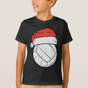 Volleyball Santa Hat Sports Christmas Xmas  T-Shirt