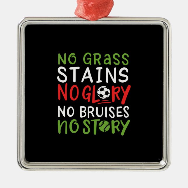 Volleyball Saying Metal Ornament (Front)